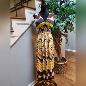 Romantic Sini Multicolored Maxi Dress